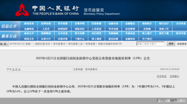 安全股票配资 LPR继续持稳，二季度降息何时落地
