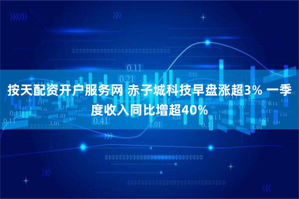 按天配资开户服务网 赤子城科技早盘涨超3% 一季度收入同比增超40%